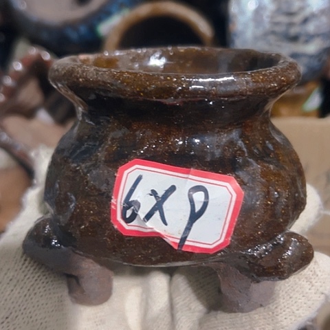 红陶粗陶花盆手工