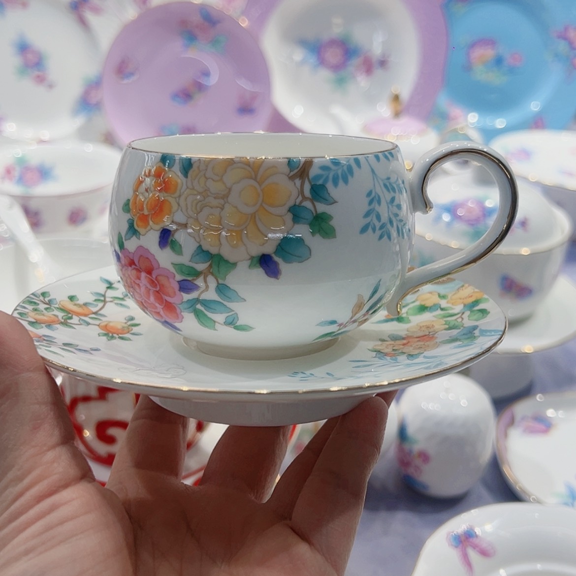 【闪购商品】骨瓷咖啡杯碟