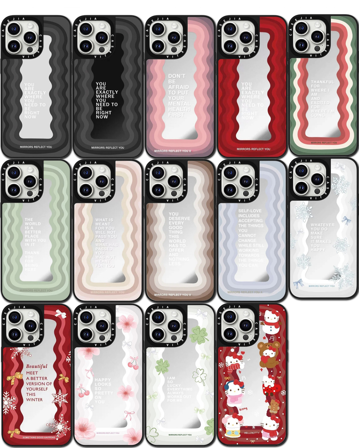 case家波浪励志语录手机壳适用苹果部分系列网红潮牌iPhone保护套