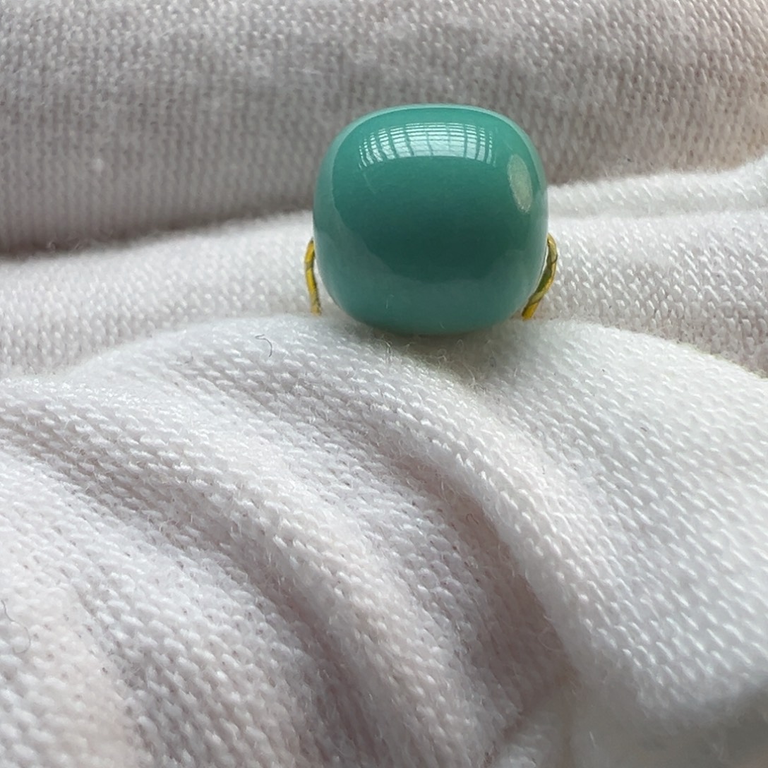 炭***业绿松石未镶嵌配饰8×7.9