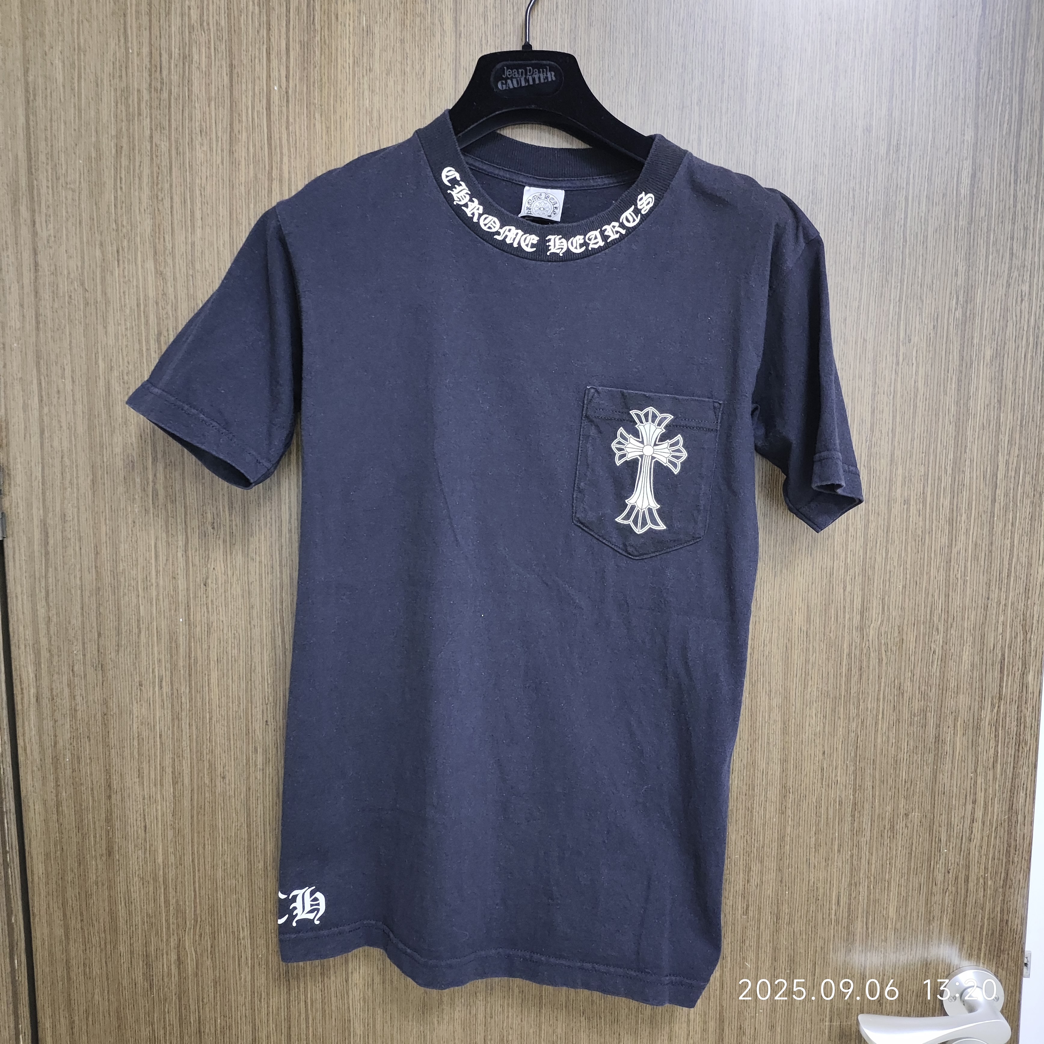 95新 Chrome Hearts/克罗心 体恤S码黑色/250905LXJZF16