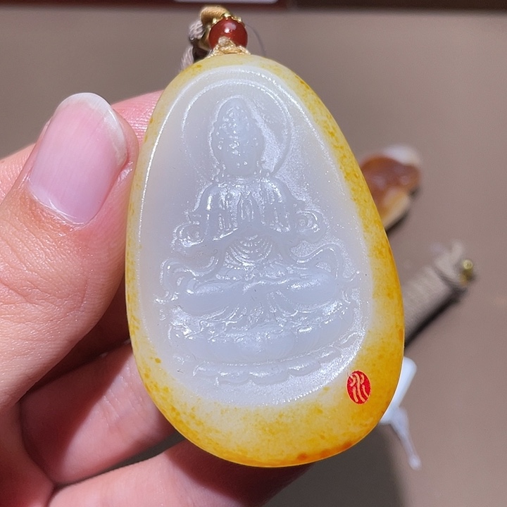 和田玉颈饰未镶嵌Y