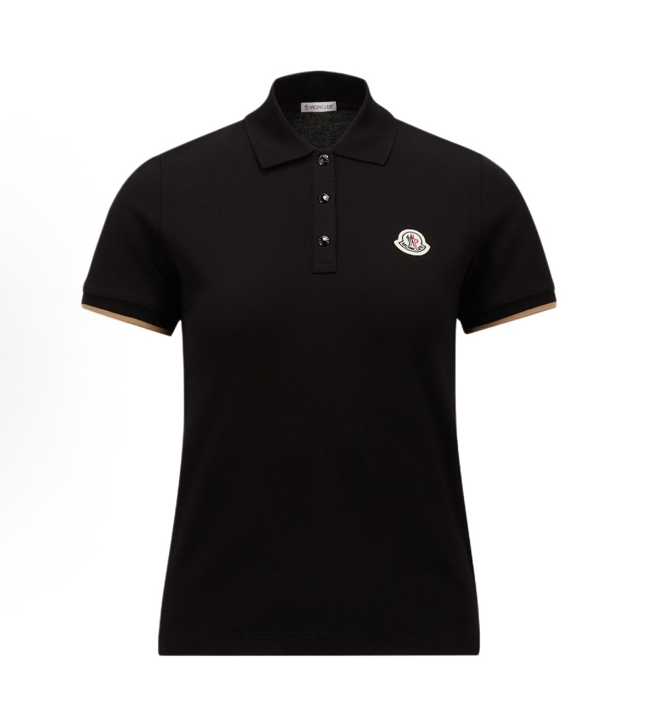 未使用 MONCLER 纯色简约舒适休闲短袖POLO衫