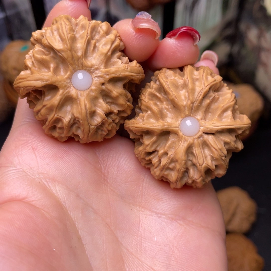 文玩核桃把件41苹果园