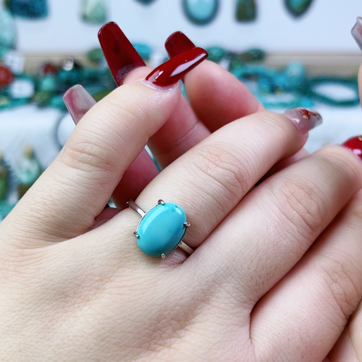 【闪购商品】绿松石珠宝奇石未镶嵌