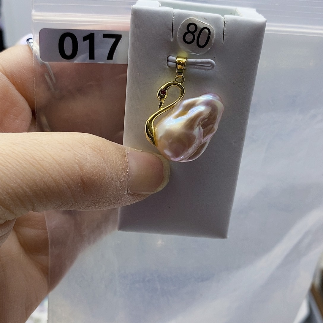 颈饰合金淡水珍珠