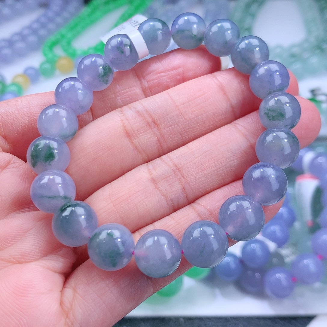 翡翠手串未镶嵌卡10mm