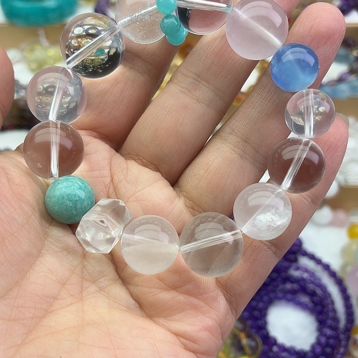未镶嵌水晶手链天然多宝手链