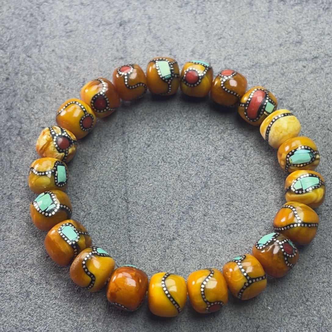 蜜蜡未镶嵌吊坠(不含链)