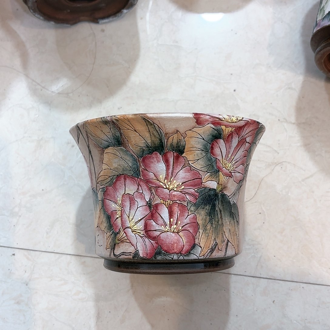 紫砂花盆手工花盆默认微瑕12.5/10
