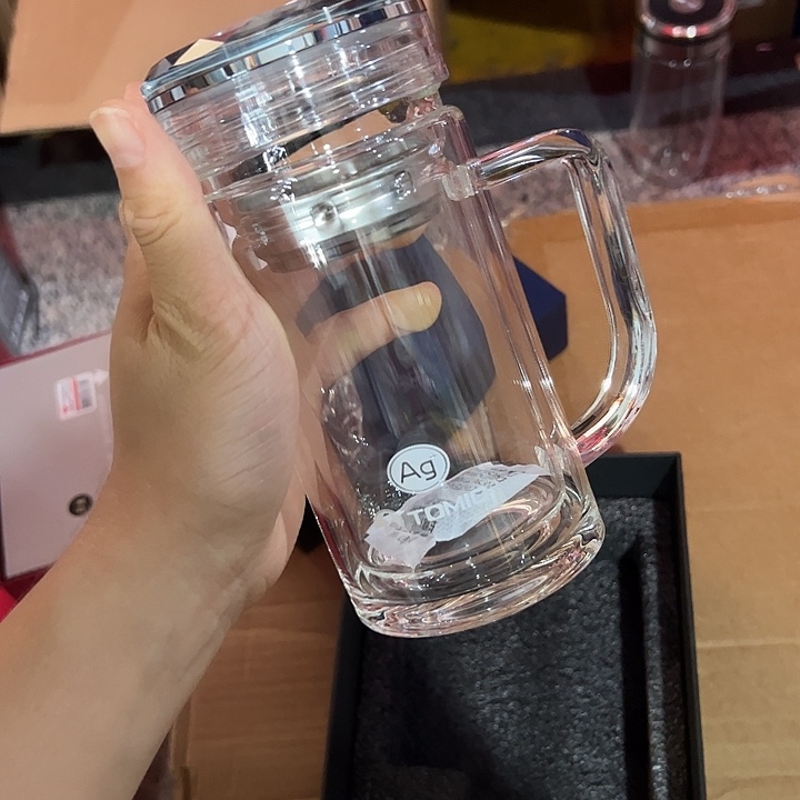 水晶抗菌呗玻璃杯350350端杯玻璃杯