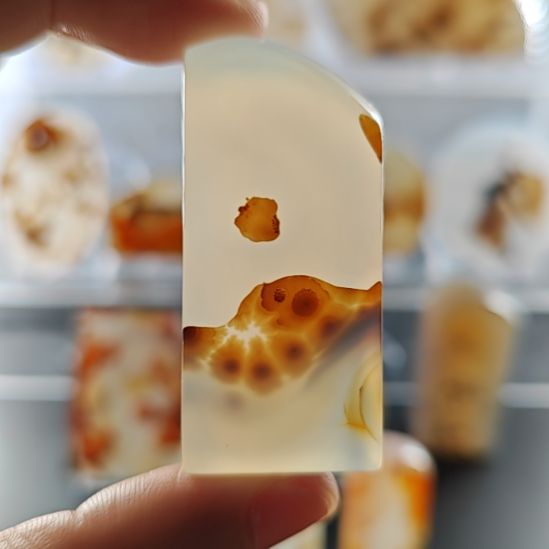 玛瑙/玉髓未镶嵌吊坠(不含链)章料30号