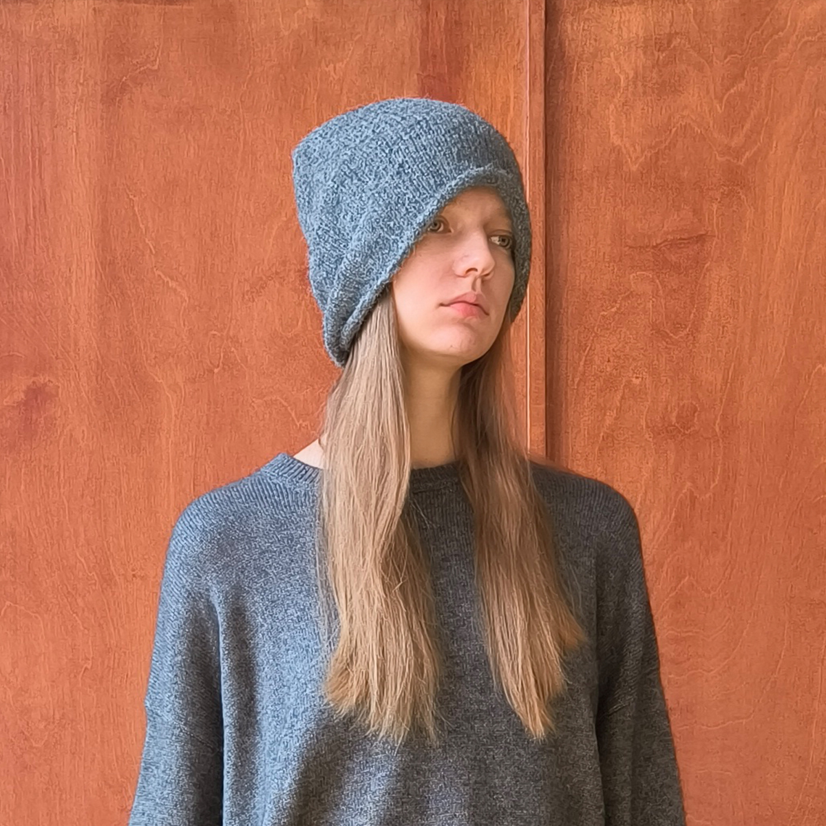 GENTLE THORNS 羊驼绒羊毛明星同款堆堆帽 GoGoBuyer DY5G08001