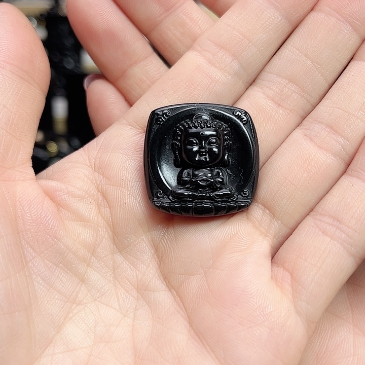 和田玉手链未镶嵌宝宝佛