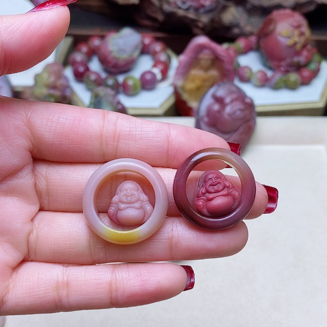 玛瑙/玉髓珠宝奇石未镶嵌江****月盐源玛瑙定制