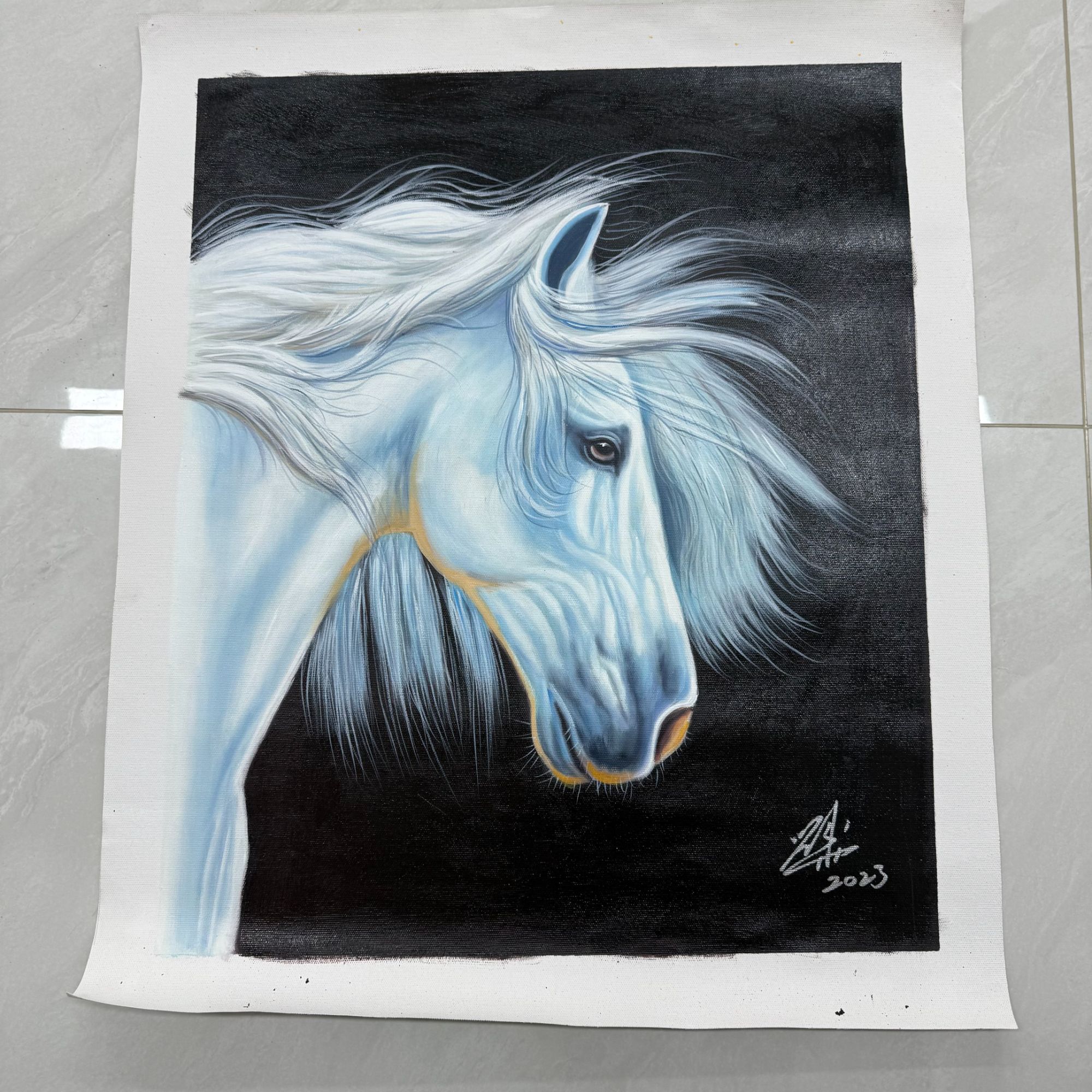 刘用华老师油画作品