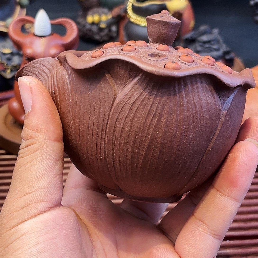 茶杯紫砂高端紫砂雕塑茶宠