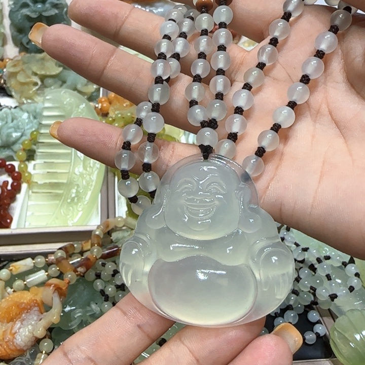 蛇纹石玉未镶嵌吊坠