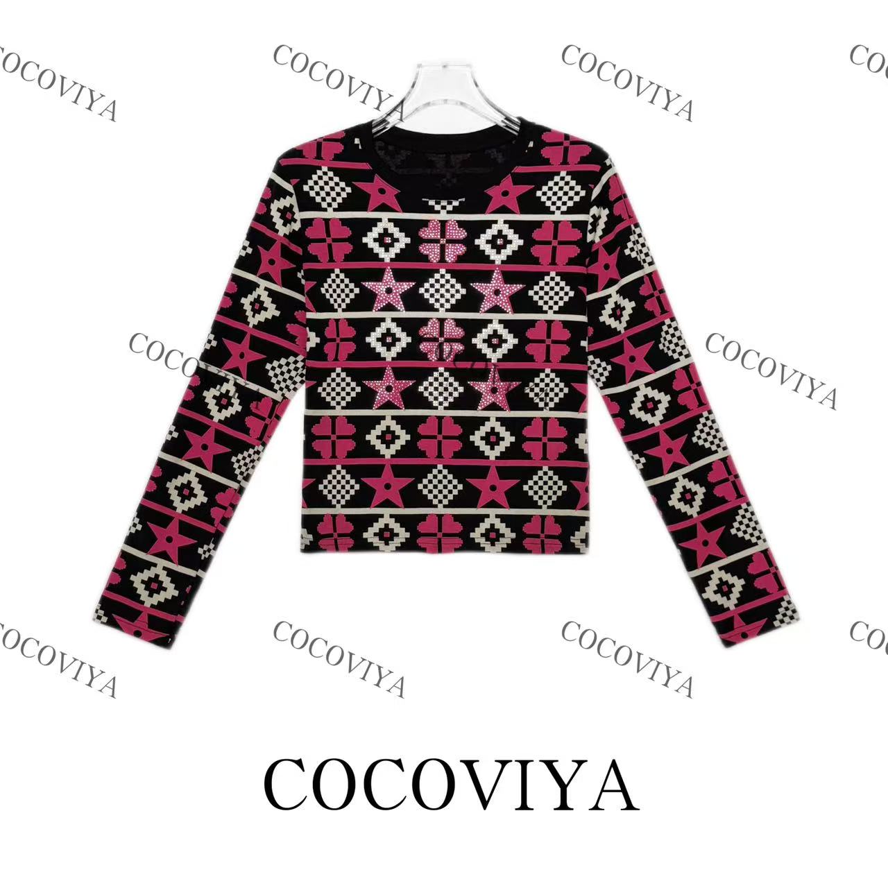 【XY】COCOVIYA 设计感春夏打底时尚百搭休闲上衣26C-820