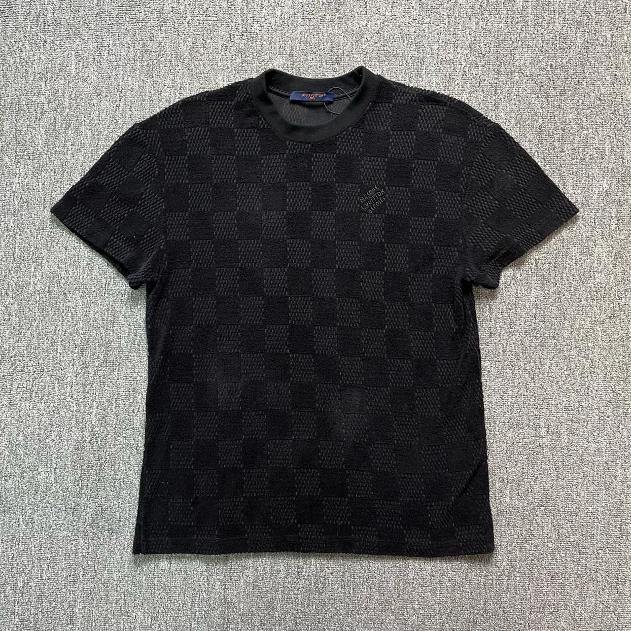 99新 LouisVuitton/路易威登 SS24棋盘格毛巾/XL码/存放/12198