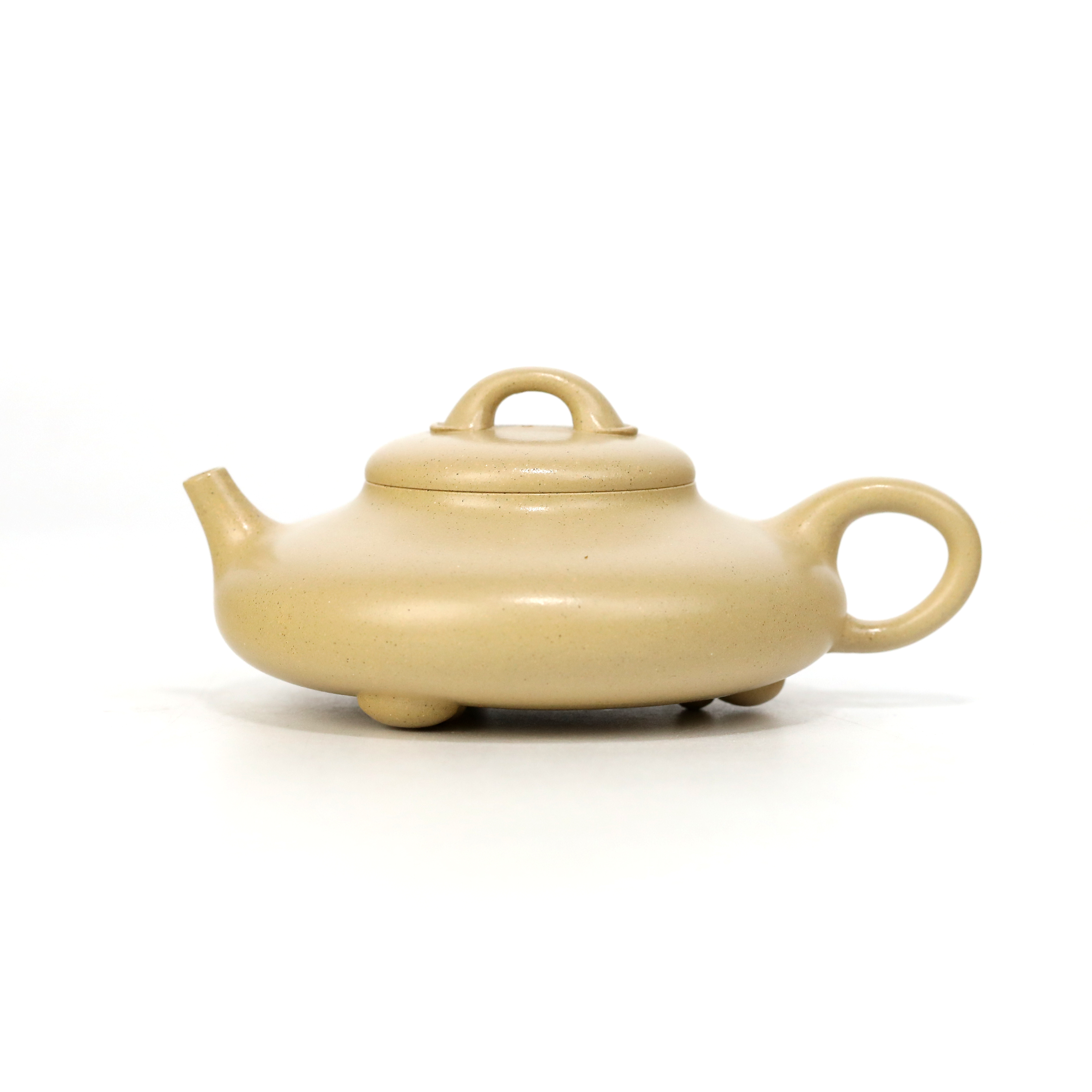 WM水平三足葫芦壶160cc撇口本山绿宜兴手工紫砂壶实用器家用手工