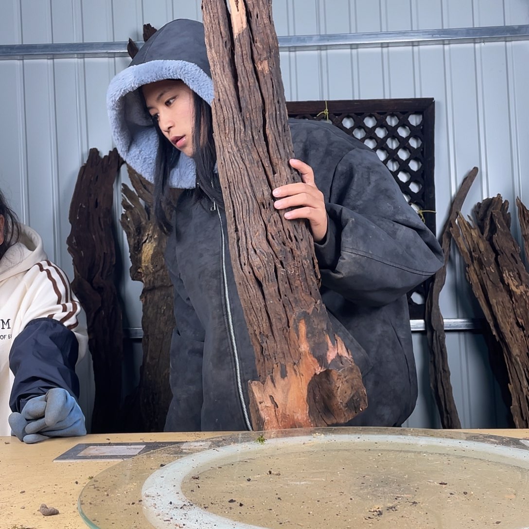 紫檀木类书架风化木