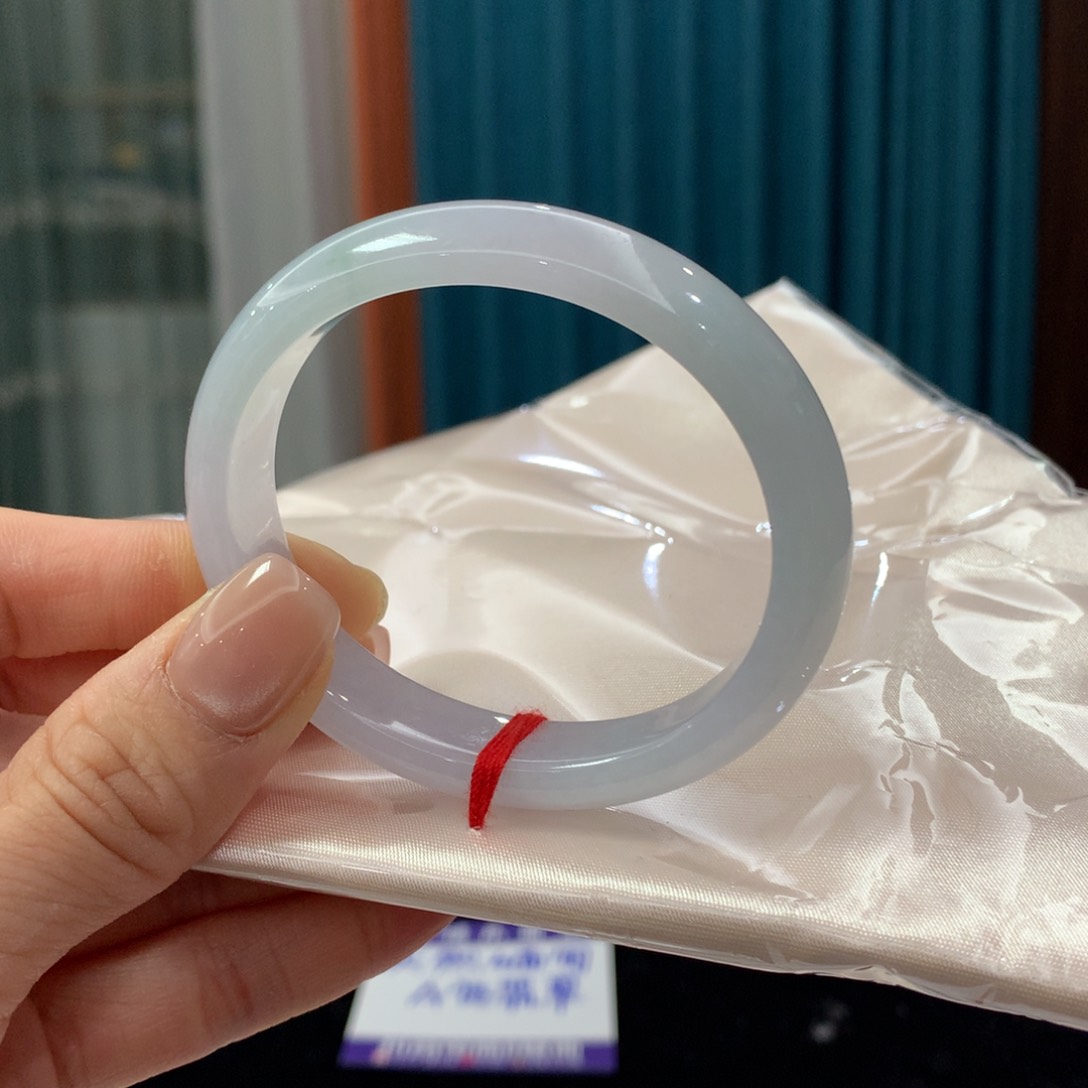 未镶嵌手镯翡翠完美者慎拍 圈口 54.7贵妃