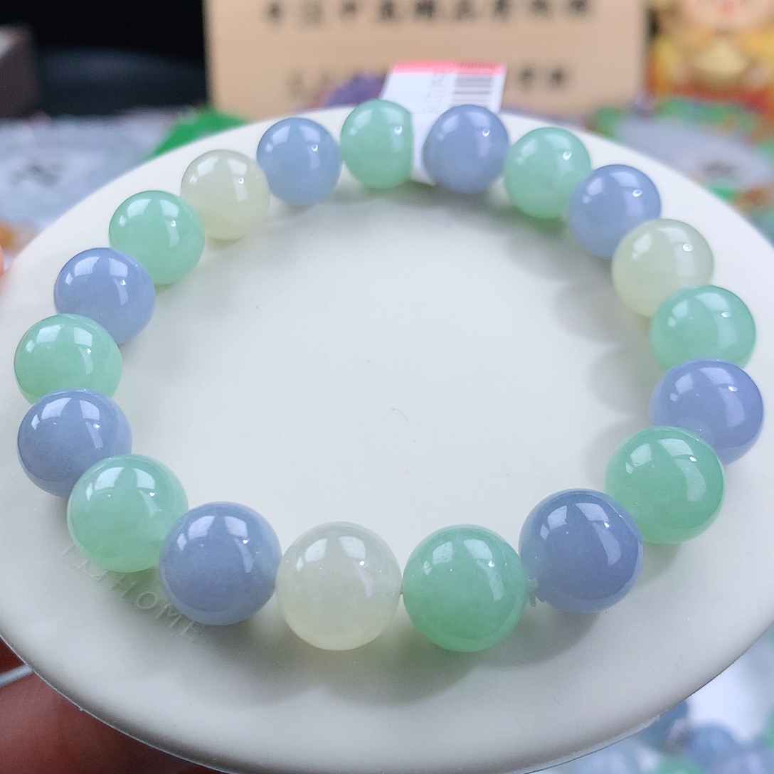 翡翠手链未镶嵌卡10