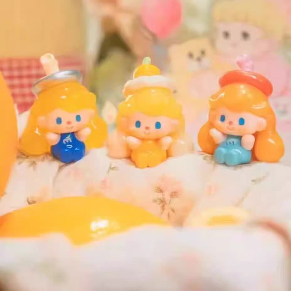 嘻【拆盒拆袋】阿玛莉莉丝新品MIYOYO美味派对萌粒可爱摆件