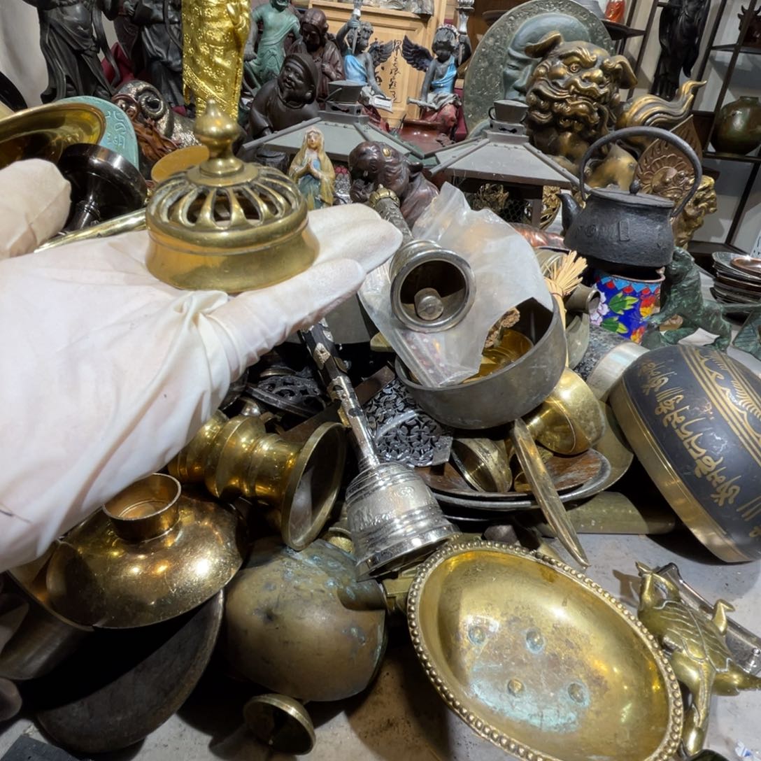 大阪回流铜器摆件16