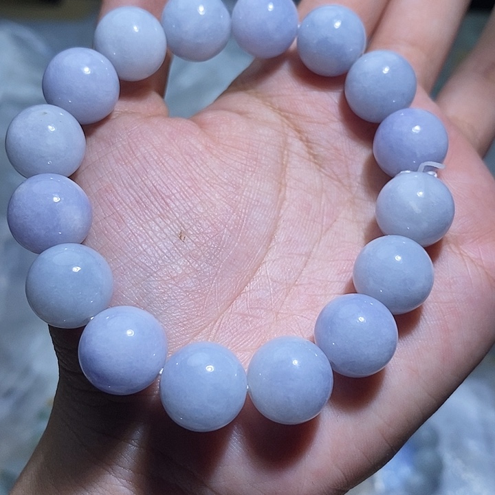 未镶嵌手串翡翠天然缅甸A货翡翠手串12.8