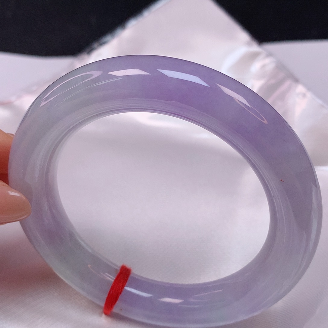 【闪购商品】翡翠手镯未镶嵌叶*?55+圆条手镯