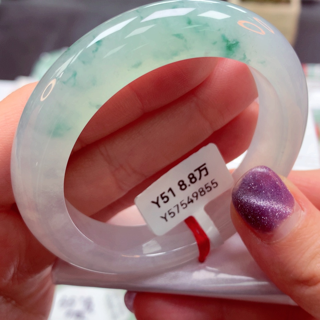 翡翠手镯未镶嵌7号85