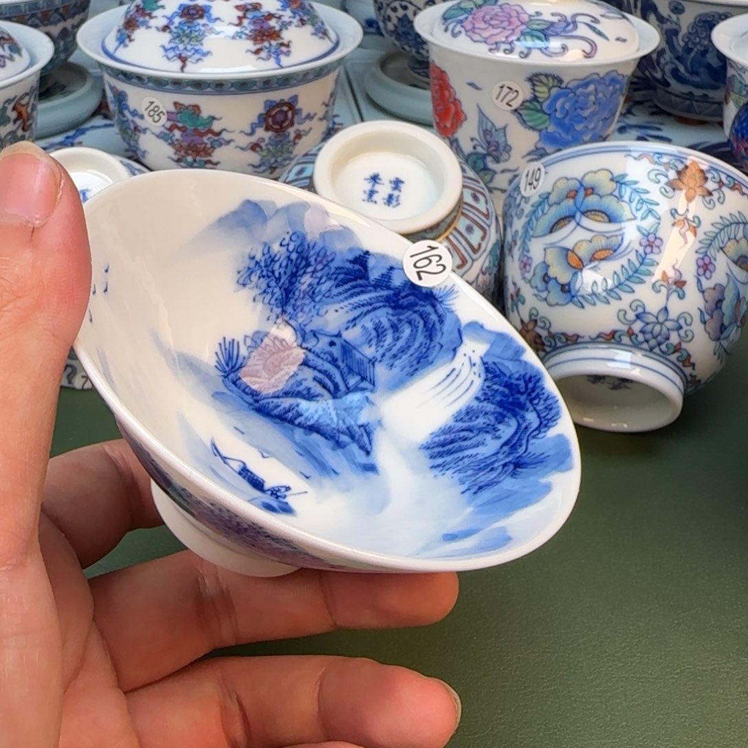 景德镇手工手绘茶具162