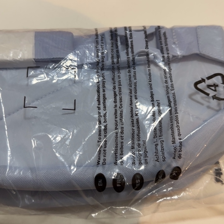 聚酯纤维安 d马 天蓝斜挎包