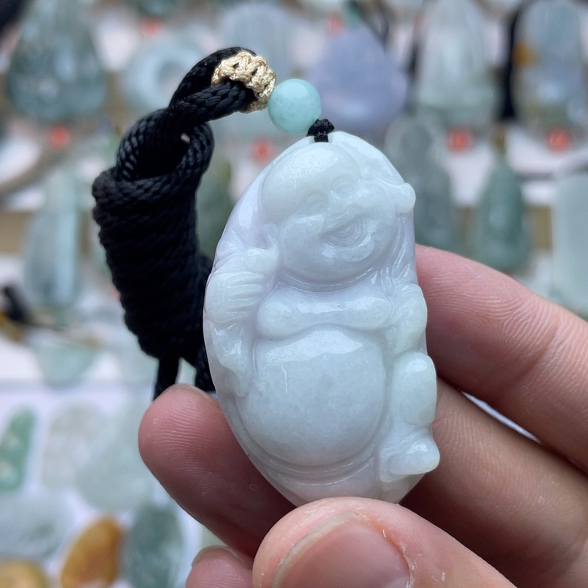 【闪购商品】颈饰未镶嵌翡翠逍遥佛