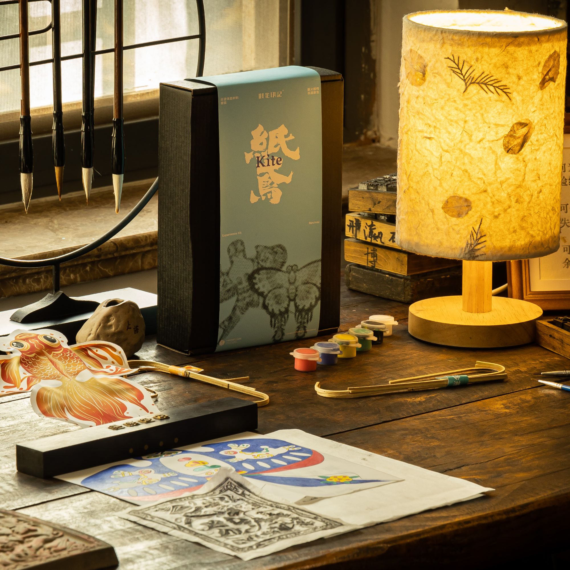 非遗纸鸢手工材料包 可DIY适用节日送礼 研学教具 亲子互动等