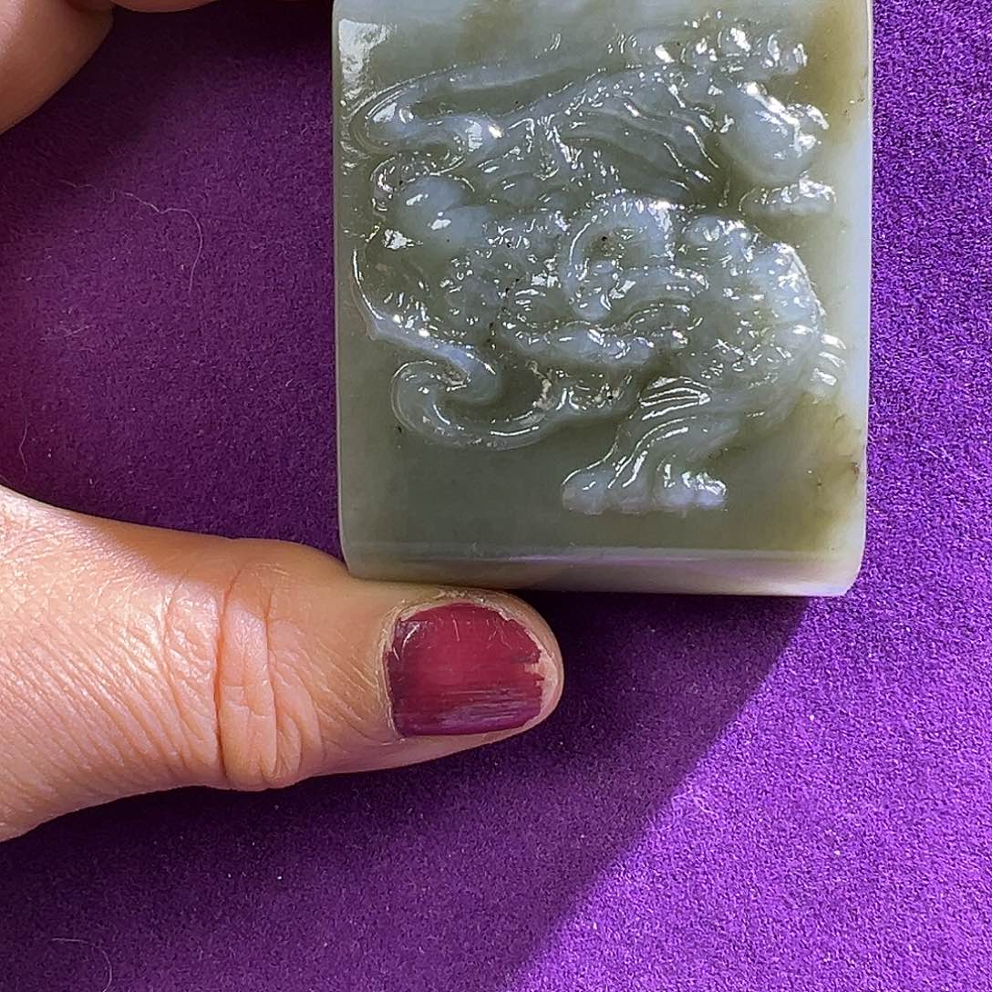 和田玉挂件未镶嵌萍