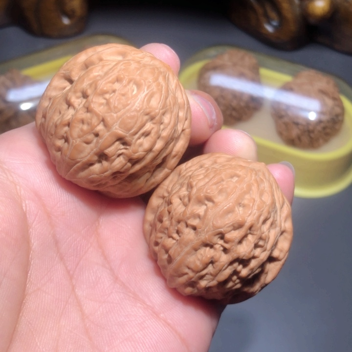 文玩核桃把件37铁锤