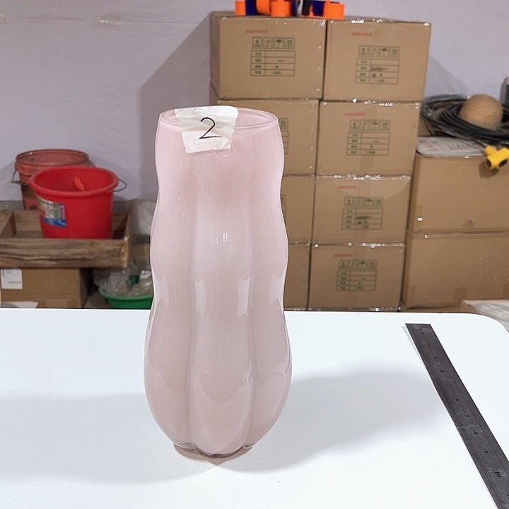 玻璃2一级原色高25口8玻璃花瓶嘎嘎好看