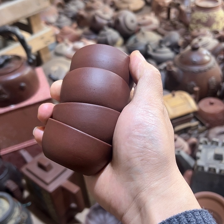 紫砂茶壶原矿紫砂杯