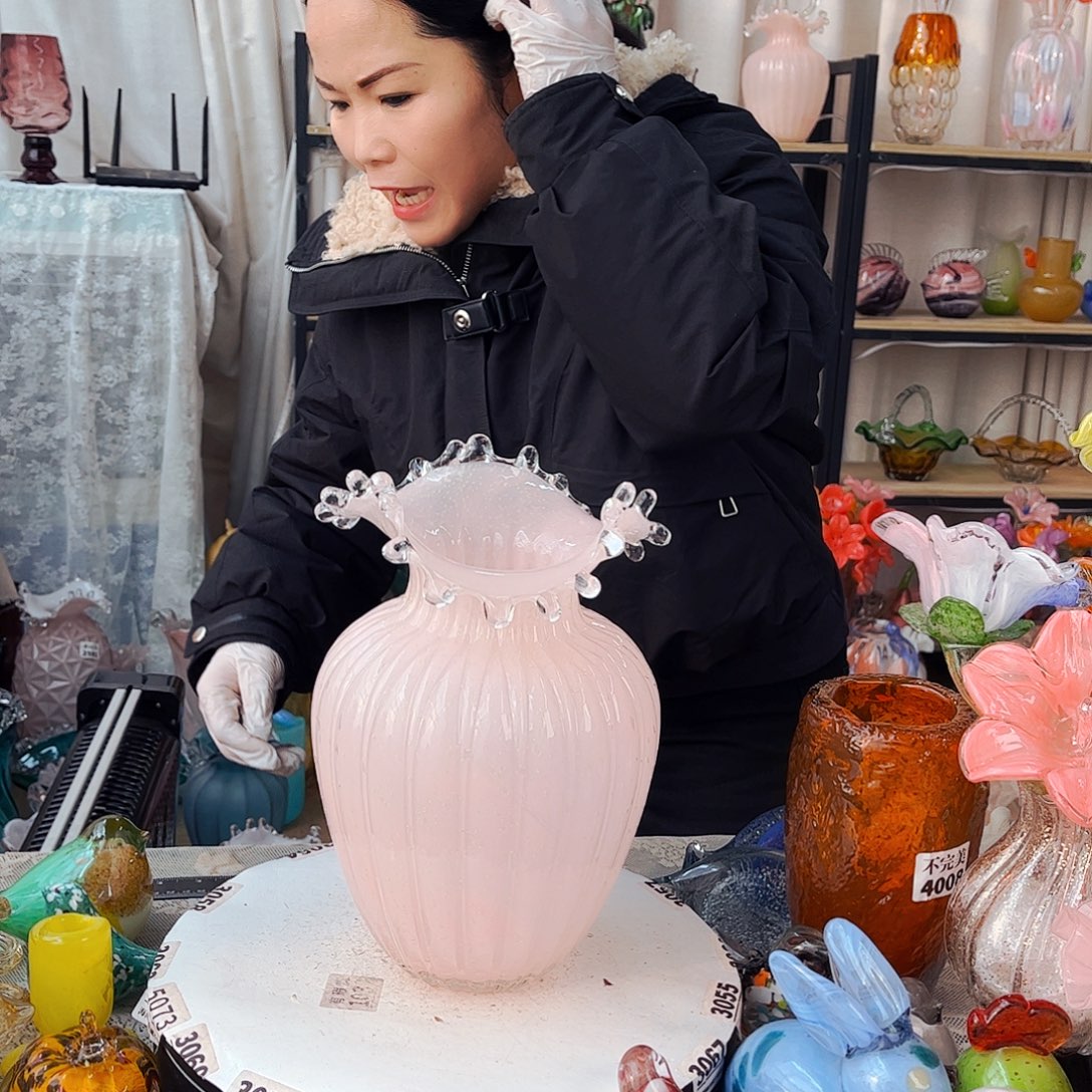 夜光瓶大号家悦琉璃工艺品