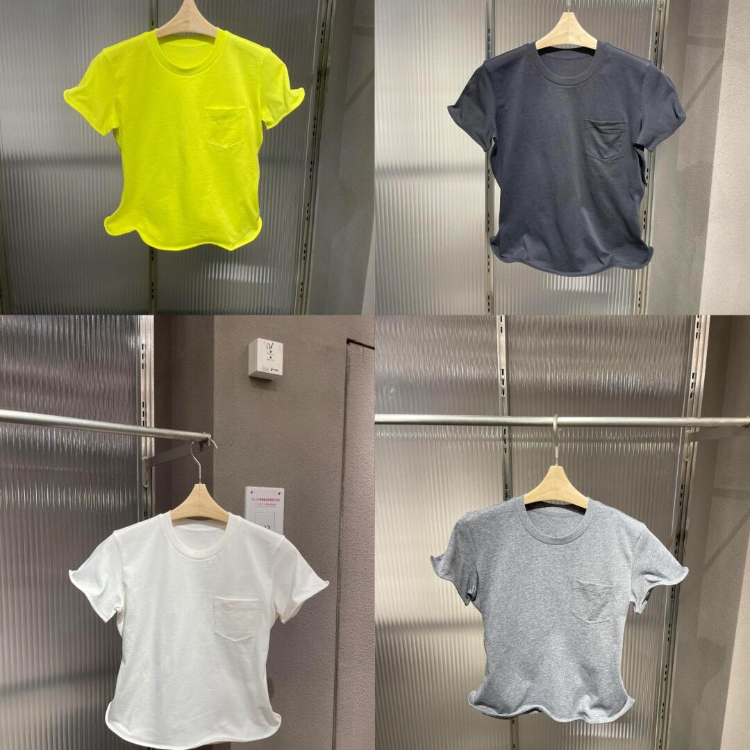 【季末清仓】原单25夏新品夏季百搭短袖T恤ol修身扭扭乐5P4111130
