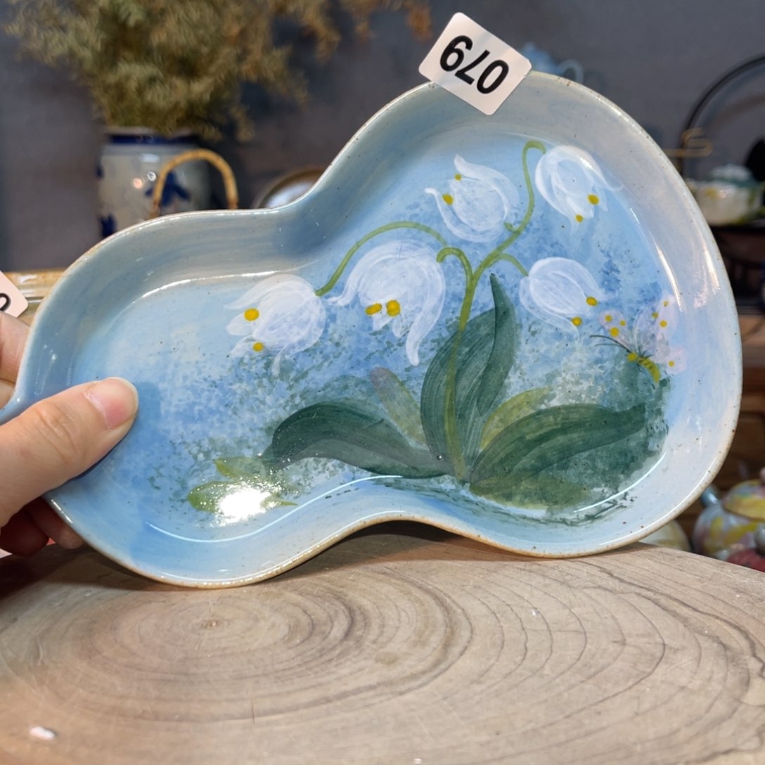 杯素浅陶瓷手工手绘