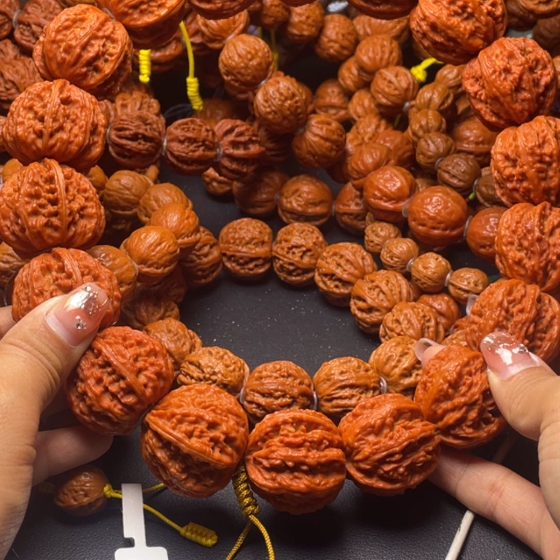 文玩核桃手串?*哥麻花京八棱手持