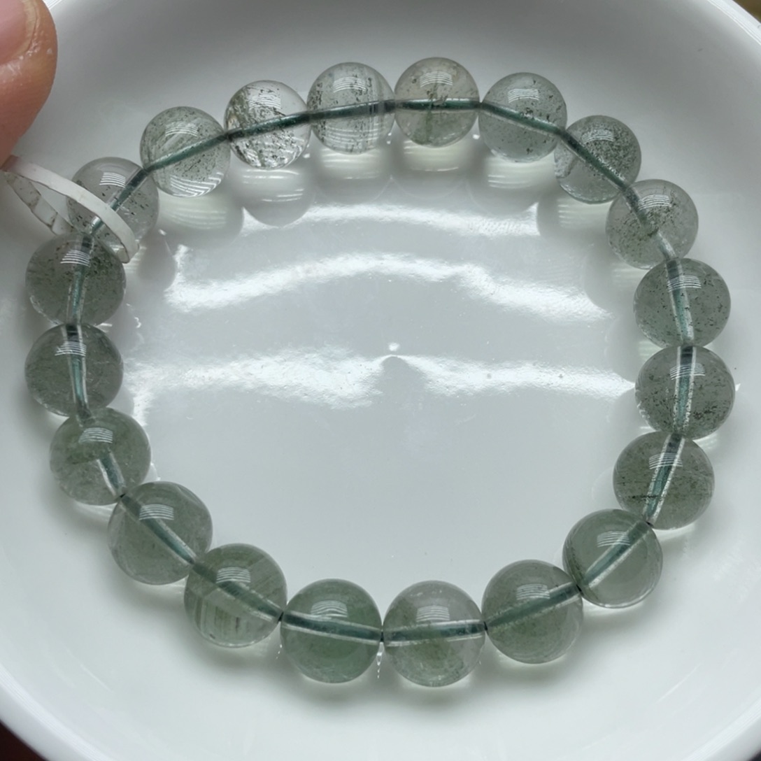 水晶手链未镶嵌绿幽灵千层