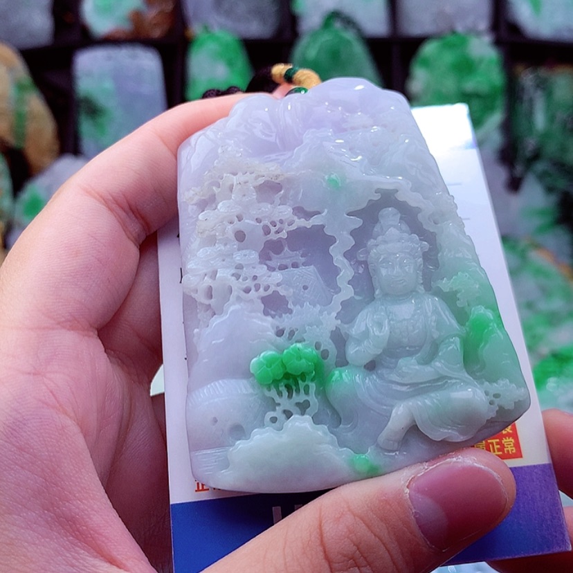 【闪购商品】翡翠颈饰未镶嵌挂件