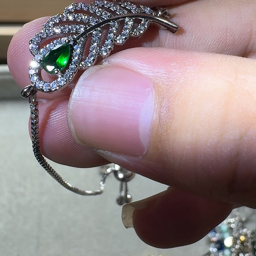 芙蓉石戒指银S925镶嵌