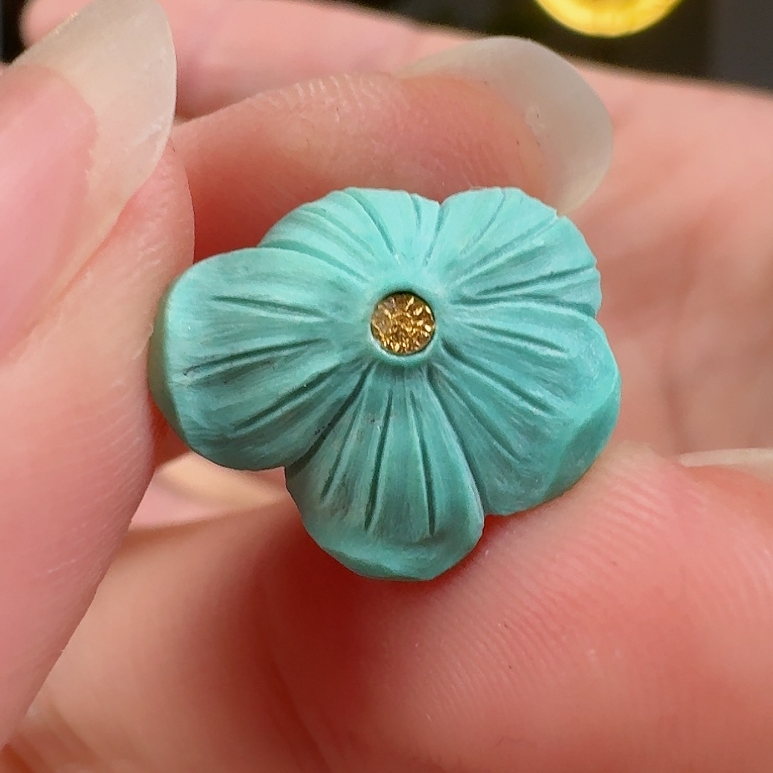 绿松石珠宝奇石未镶嵌