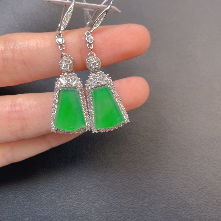 大***-翡翠银S925镶嵌吊坠(不含链)